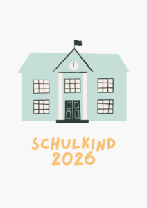 Helles Pastell Gelbes Kindlich Süßes Einschulung Schulkind Erste Klasse Plakat